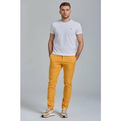 Брюки классические GANT HALLDEN SUNFADED CHINOS, размер 31/34, желтый