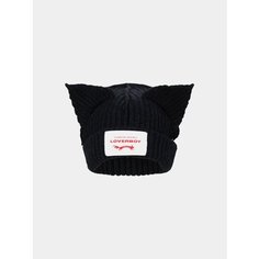 Шапка бини Charles Jeffrey Loverboy Chunky Ears для мужчин и женщин, размер Onesize, черный