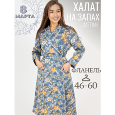 Халат ЛайМ, размер 50, горчичный, оранжевый