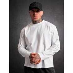 Лонгслив размер 4XL/185 - 54-56, , белый Am Me
