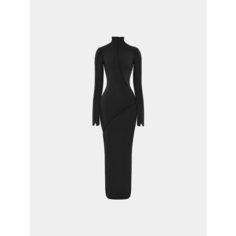 Платье XSAI Long Dress, размер L, черный