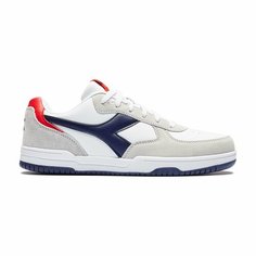 Кроссовки Diadora Raptor, размер T40, белый/серый/синий