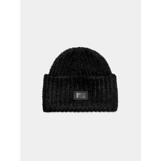 Шапка бини UGG Chunky Plush Cuff Beanie для женщин, размер OneSize, black