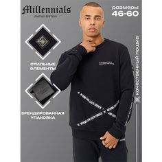 Свитшот Millennials, размер XXL, , черный