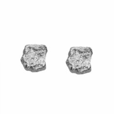 Серьги пусеты STILE ME, серебро, 925 проба, родирование, длина 0.9 см, , графитовый