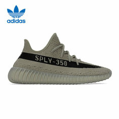 Кроссовки adidas YEEZY BOOST, размер 10,5 UK, granite grey/black/granite grey