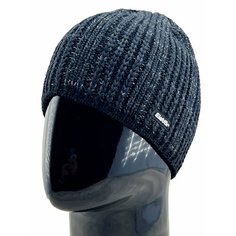 Шапка Eisbar rene xl для мужчин, размер 60-62, черный, синий