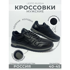 Кроссовки LESTO, размер 40, черный
