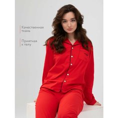 Пижама TITSTYLE Одежда для сна и отдыха, размер XS, красный