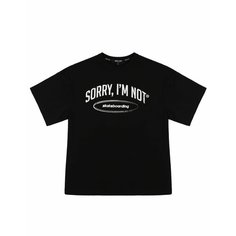 Футболка SORRY, IM NOT, размер XL, черный