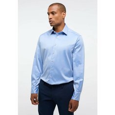 Рубашка Eterna Comfort Fit, размер 42/RU50, light blue