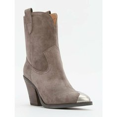 Сапоги TENDANCE, полнота F (EU)/ на среднюю стопу, размер 36, коричнево-серый