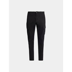 Брюки карго C.P. COMPANY Stretch Sateen Cargo, размер 54, черный