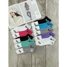 Носки , комплект, 5 пар, размер 36-41, мультицвет Нет бренда