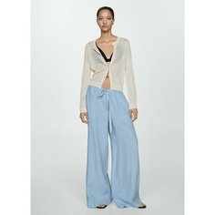 Брюки MANGO BEGUR, размер XS, голубой