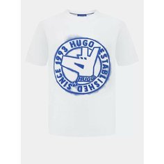 Футболка HUGO, размер XXL, белый