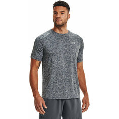 Футболка спортивная Under Armour Tech 2.0, 1 шт., размер XL, серый/черный/белый