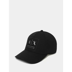 Бейсболка Armani Exchange для женщин, размер Б/Р, черный