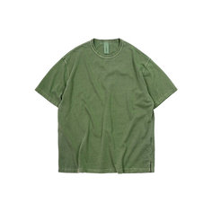 Футболка FrizmWORKS OG PIGMENT DYEING HALF TEE GREEN, размер L, зеленый