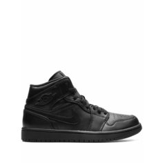 Кроссовки Jordan Air Jordan 1 Mid, размер 15 US (Мужские размеры Jordan US ), черный