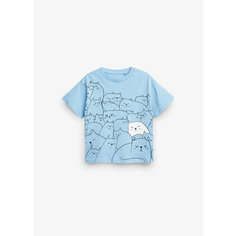 Футболка Funday VTG737F16, размер 158-164, голубой