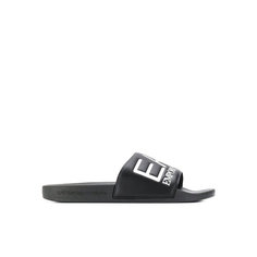 Шлепанцы EA7 EMPORIO ARMANI, размер 4 US, черный