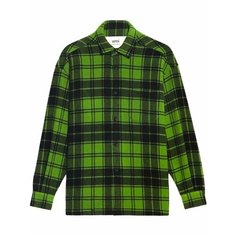 Рубашка Ami Paris, размер S, зеленый