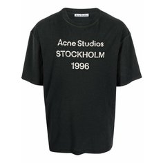 Футболка Acne Studios Logo Stockholm 1996, размер M, черный