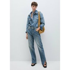 Джинсы MANGO, размер 38 EU, темно-синий