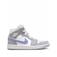 Кроссовки Jordan Air Jordan 1 Mid, размер 6,5 US, серебристый
