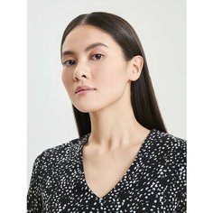 Платье Zarina, размер S (RU 44)/170, черный принт графика
