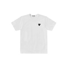 Футболка Comme des Garcons PLAY Black Heart, размер M, белый