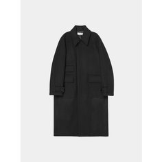 Пальто After Pray Tourist Cashmere Balmacaan, размер M, черный
