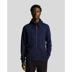 Толстовка Lyle & Scott Tonal Eagle Zip Through Hoodie, размер M, , dark navy