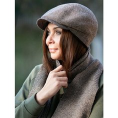 Кепка CUJ для женщин, размер 56/57, коричневый