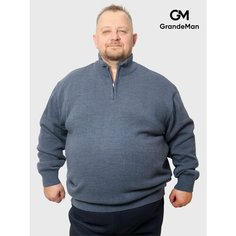 Джемпер Turhan, размер 3XL, , ярко-синий