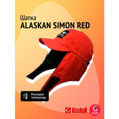 Шапка ушанка Alaskan для мужчин, размер One size, красный