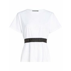 Футболка Karl Lagerfeld, размер XS, серебристый
