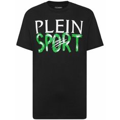 Футболка PLEIN SPORT, размер XS, черный