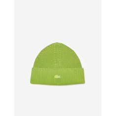 Шапка бини LACOSTE для мужчин и женщин, размер TTU, салатовый