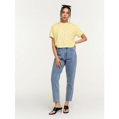 Джинсы мом Befree Basic, размер XXL/176, светлый индиго