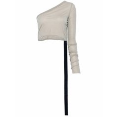 Топ Rick Owens Ziggy, размер L, коричневый