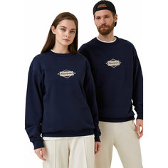 Свитшот Reebok, размер XS, , синий