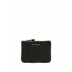 Кошелек Comme des Garcons Wallet, фактура зернистая, черный