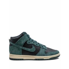 Кроссовки NIKE Dunk High, размер 9 US (NIKE US), чёрный