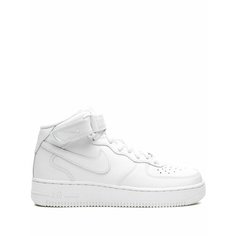 Кроссовки NIKE Air Force 1 07 Mid, размер 11 US (Nike US), White/White/White