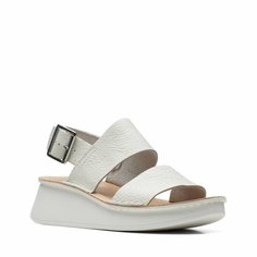 Сандалии Clarks, размер 37,5 EU, белый