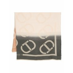Шарф Twinset Milano Oval T для женщин, коричневый