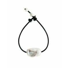 Браслет ZOTOV A & Y JEWELLERY, жемчуг культивированный, размер 17 см, белый/черный