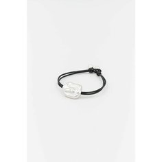 Браслет ZOTOV A & Y JEWELLERY, жемчуг культивированный, размер 17 см, белый/черный